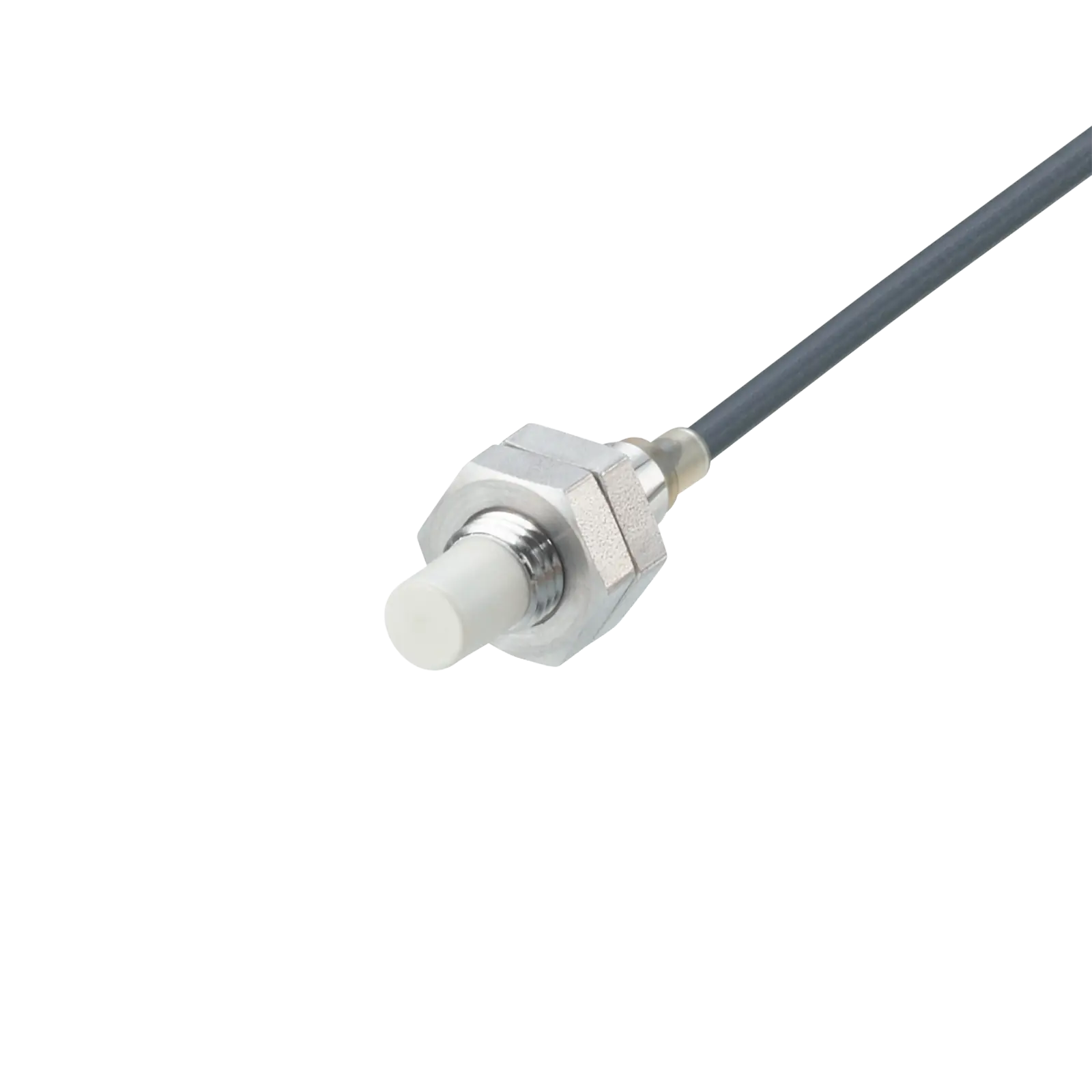 Produktfoto 1 von Ind.Sensor M8x1 L=27,5 Sn=6mm n.bündig Ö DC PNP 2m PUR IP65-69K 3L 800Hz
