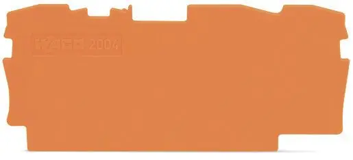 Produktfoto 1 von Abschluss- und Zwischenplatte,1 mm dick,orange