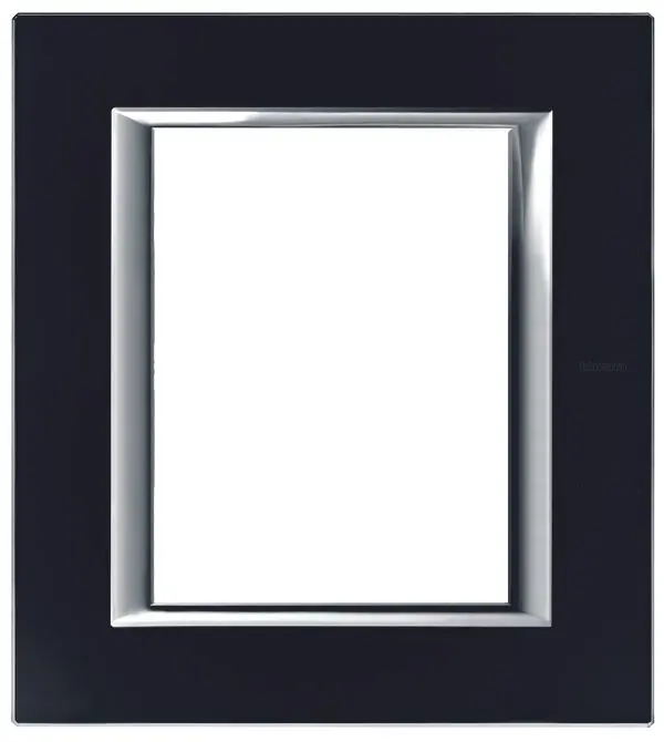 Produktfoto 1 von Abdeckrahmen AXOLUTE: 3 + 3 Module, Nachtschwarz