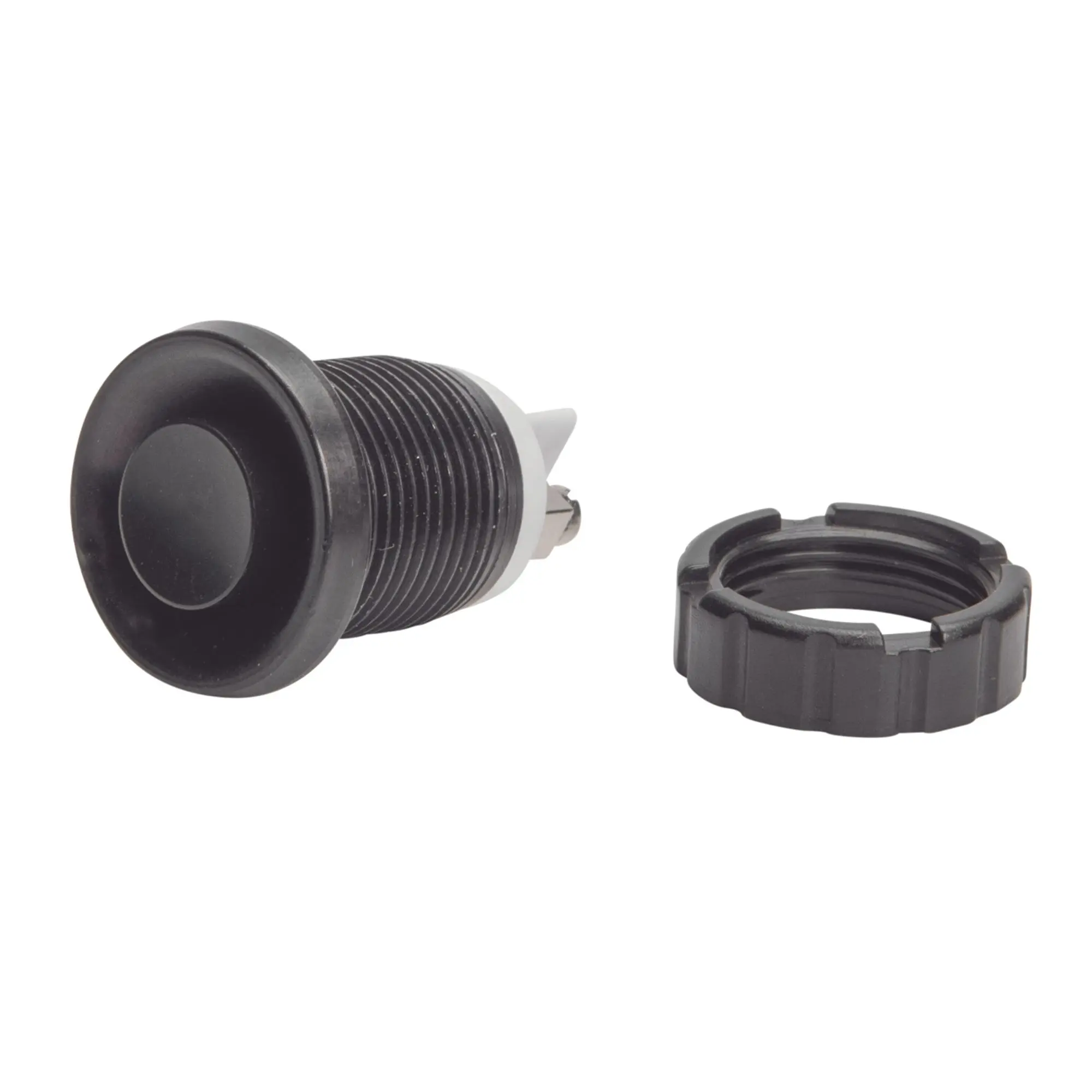 Produktfoto 1 von ELE. Klingelkn. LIRA 1142M Alu schwarz/Drücker Ku