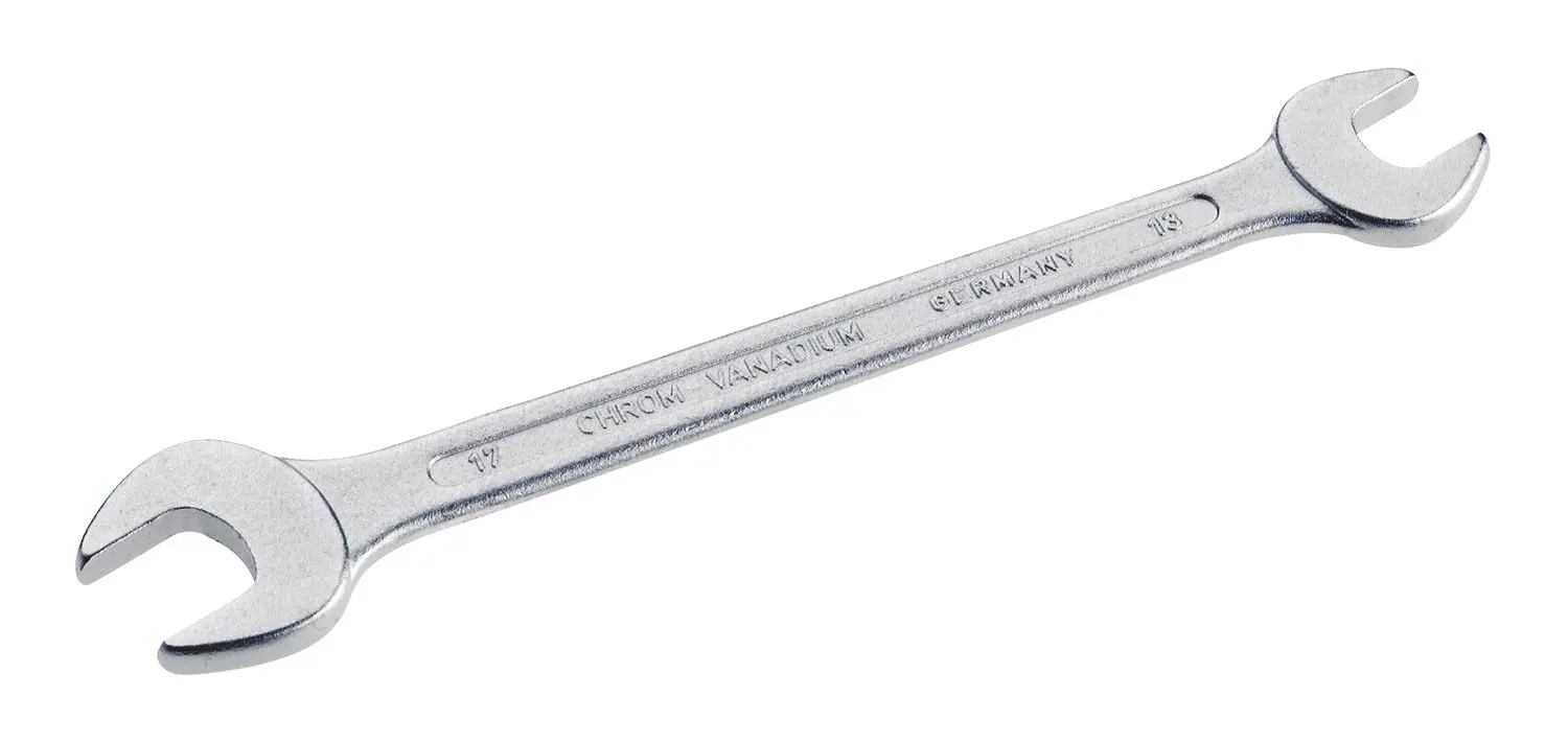 Produktfoto 1 von Doppelmaulschlüssel einzeln, DIN 3110/ ISO 3318 Gesamtlänge 14x15mm