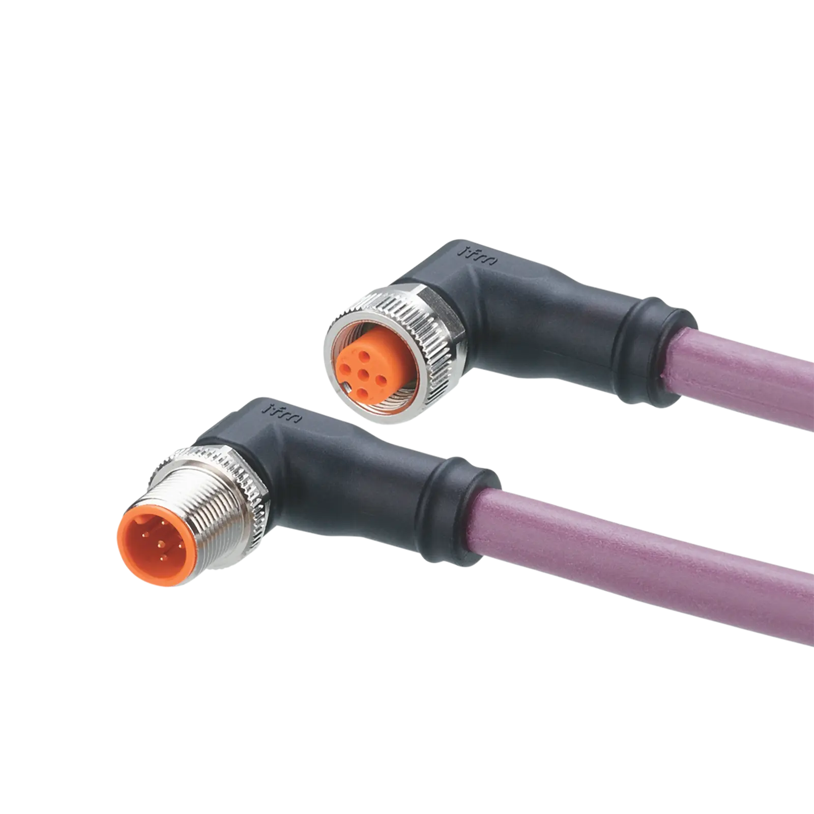 Produktfoto 1 von Verbindungskabel <30VAC 10m PUR Gehäuse PUR schwarz FKM IP67-69K hfr