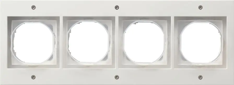 Produktfoto 1 von Abdeckrahmen 4fach TX44 WG UP reinweiß