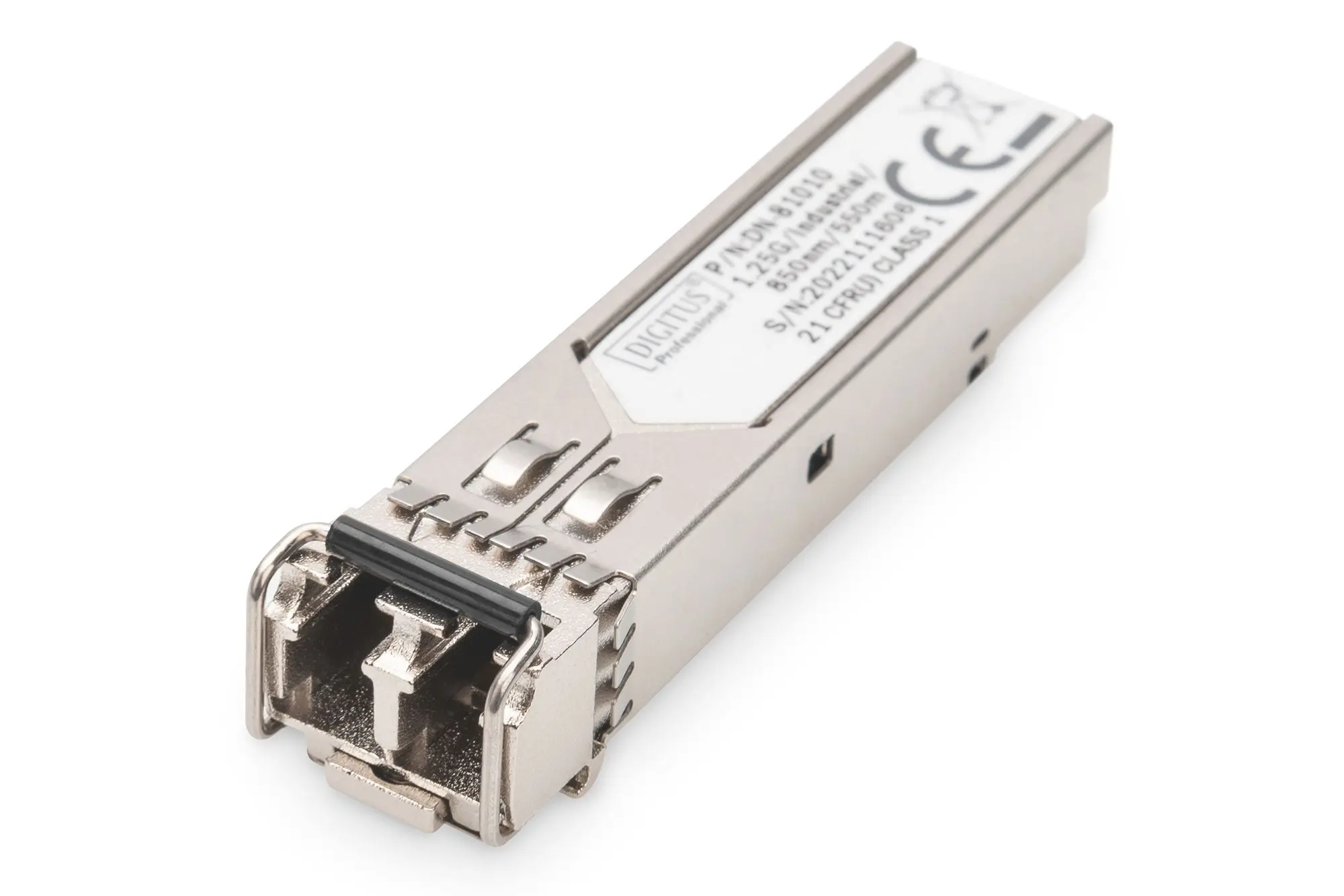 Produktfoto 1 von DIGITUS 1.25 Gbps SFP Modul bis zu 550m Multimode LC Duplex Buchse