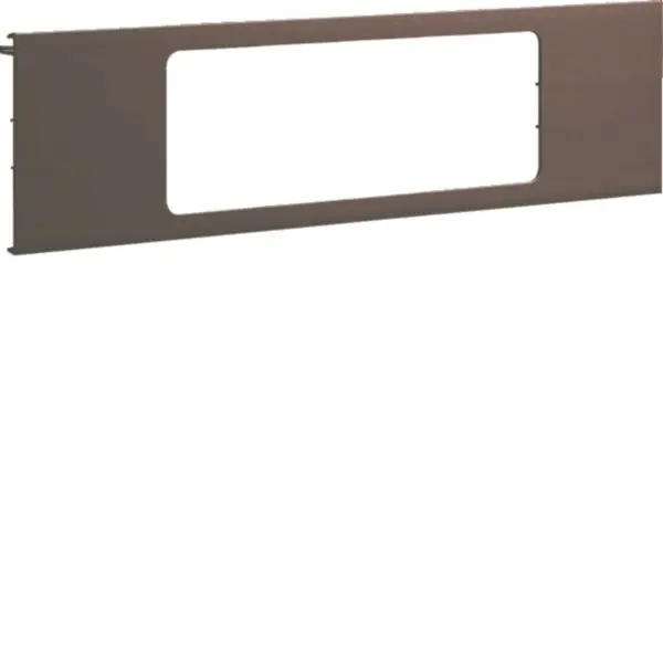 Produktfoto 1 von Blende 3-fach R7 für UP-Einsatz mit Rahmen PVC zu BR Oberteil 100mm braun