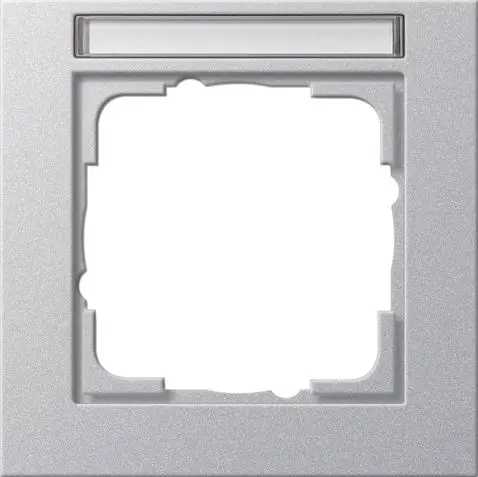 Produktfoto 1 von Abdeckrahmen 1fach BSF E2 Farbe alu