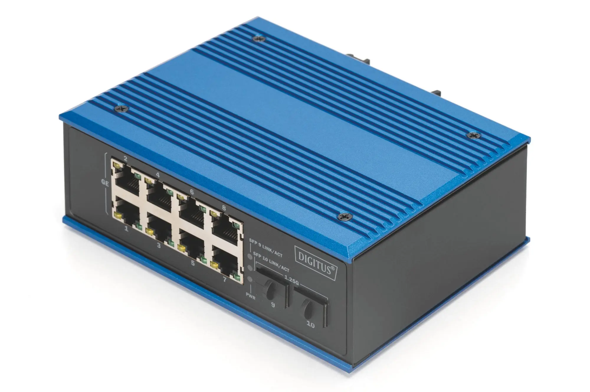 Produktfoto 1 von Industrial 8 +2-Port Gigabit Ethernet Switch