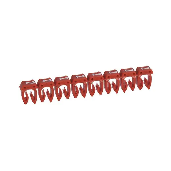 Produktfoto 1 von Kennzeichnungssystem CAB 3,f. 0,15 bis 0,5mm²,Ziffer:2Rot