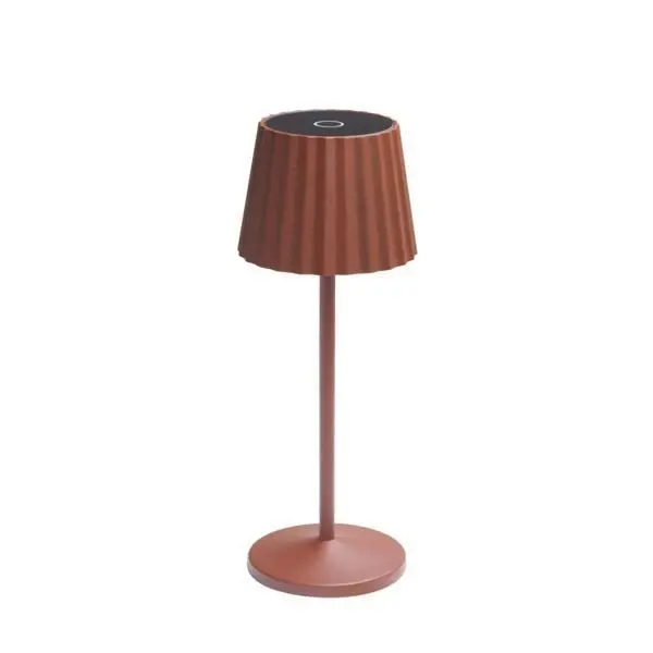 Produktfoto 1 von LED-Akkutischleuchte 4,8 W, 3.000 K, IP54, rostbraun