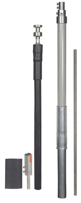 Produktfoto 1 von HVI-Leitung D 23mm Cu mit Stützrohr L 3200mm und Fangspitze L 1000mm -SET-