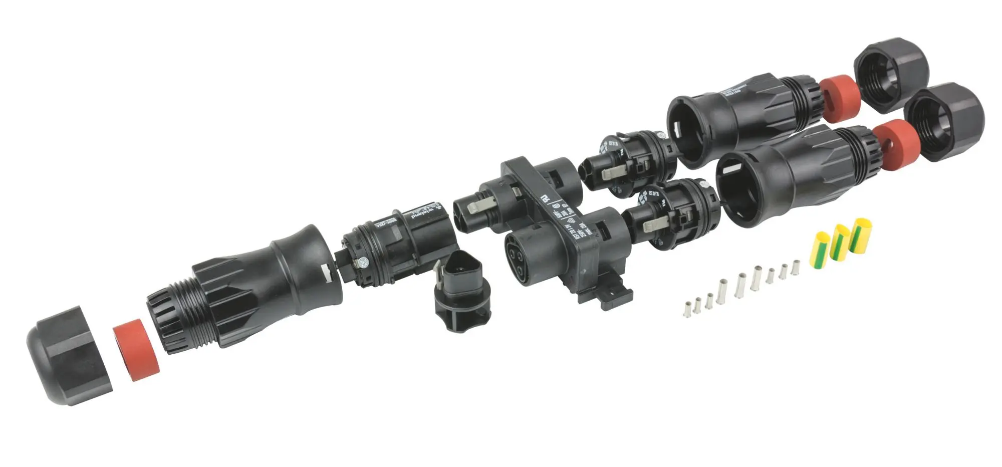 Produktfoto 1 von T-Abzweig f. 2 Heizbänder ohne Endabschluß-Set DEVI EasyConnect EC-T2