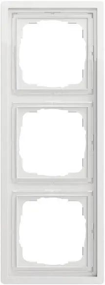 Produktfoto 1 von Abdeckrahmen 3fach Flächenschalter reinweiß