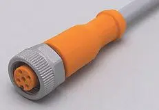Produktfoto 1 von Anschlusskabel m.Buchse <250VAC 25m PUR Geh. TPU orange FKM IP65/67-69K