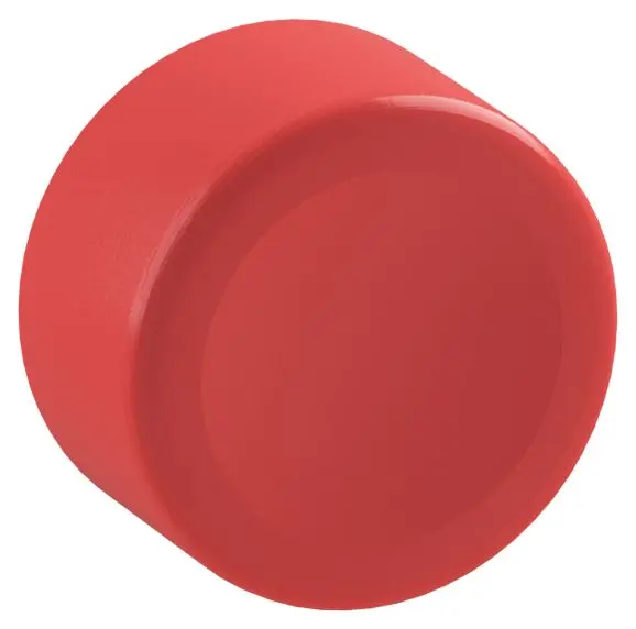 Produktfoto 1 von 080CPR Schutzabdeckung Gummi rot für flache Tasten