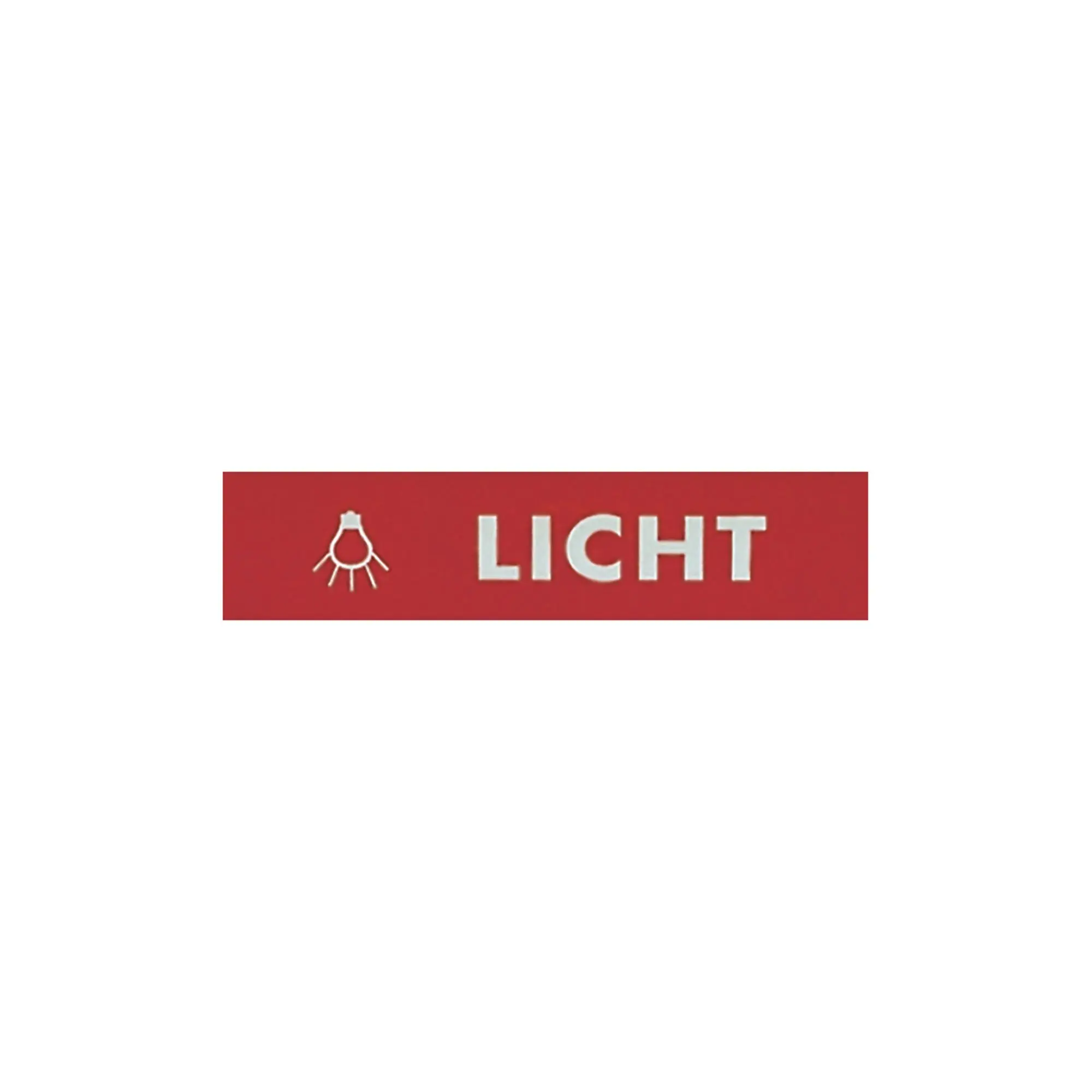 Produktfoto 1 von Lichtschild rot für Flächentaster KKO 2112 BR (51006)