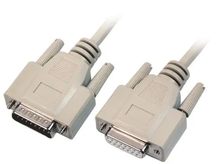 Produktfoto 1 von Datenkabel seriell 1:1 5m Stecker-Buchse DB15pol