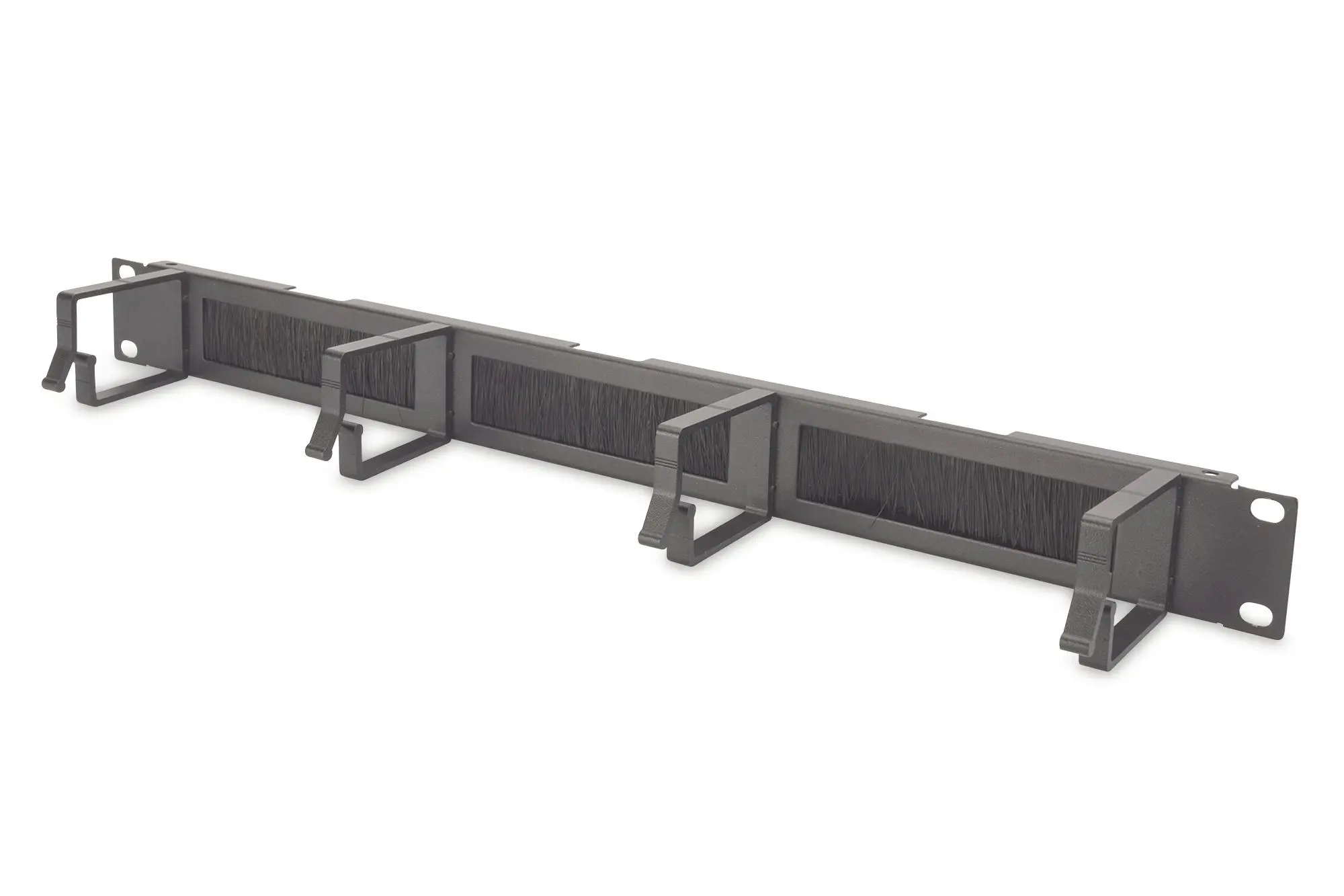 Produktfoto 1 von Kabelrangierpanel mit Bürstenleisten f.483mm (19")-Schränke 1HE