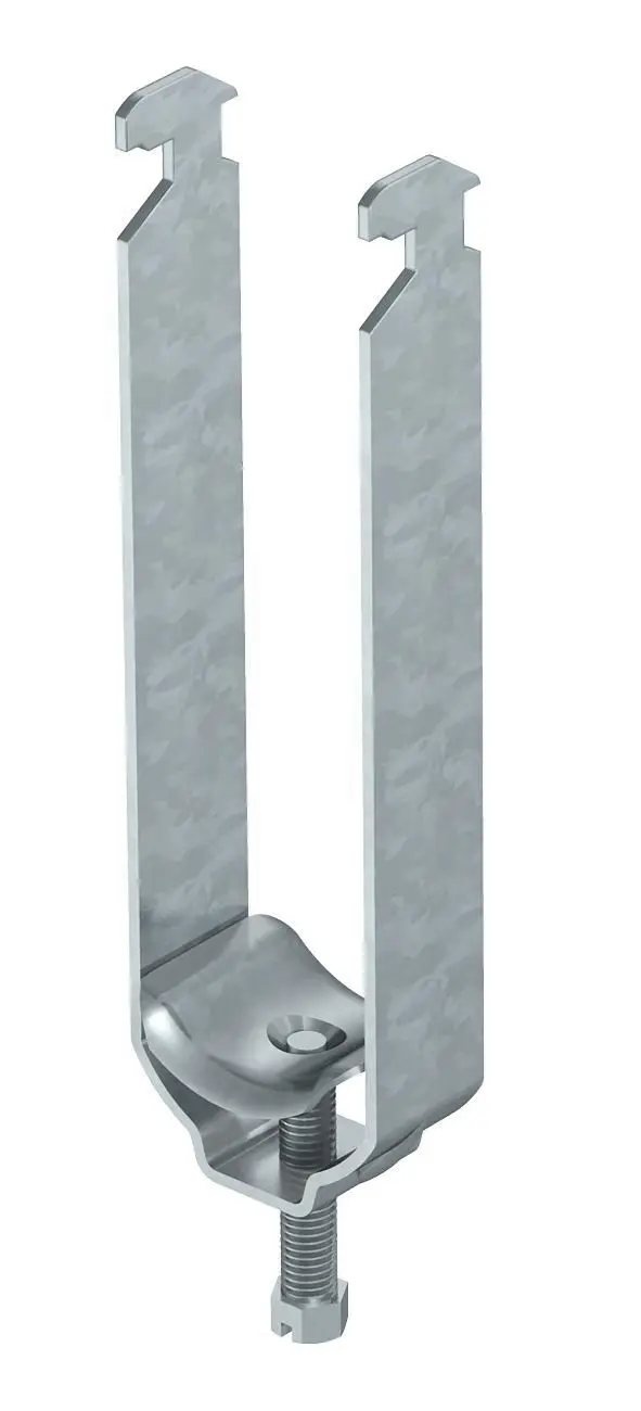 Produktfoto 1 von Bügelschelle mit Metalldruckwanne, 3-fach 8-12mm, St, FT