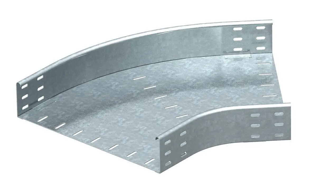 Produktfoto 1 von Bogen 45° horizontal, runde Bauform 85x500, St, FS