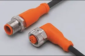 Produktfoto 1 von Verbindungskabel <250VAC 2m PUR Gehäuse TPU orange FKM IP65/67-69K