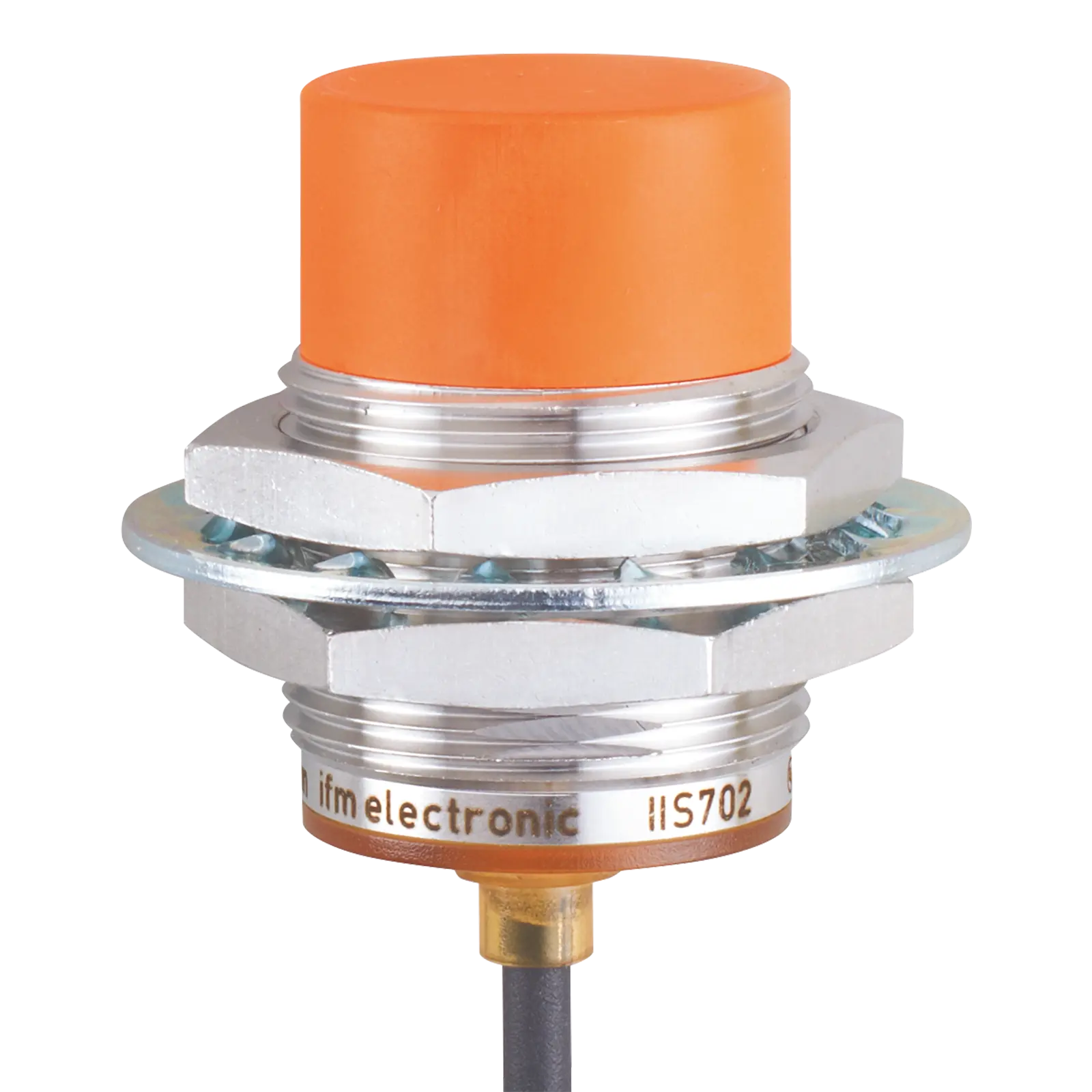 Produktfoto 1 von Ind.Sensor M30x1,5 L=45 Sn=22mm n.bündig S DC NPN 2m PUR IP65-69K 3L 100Hz