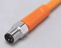 Produktfoto 1 von Anschlusskabel m.Stecker <50VAC 2m PVC Geh. PVC orange IP65/67-69K