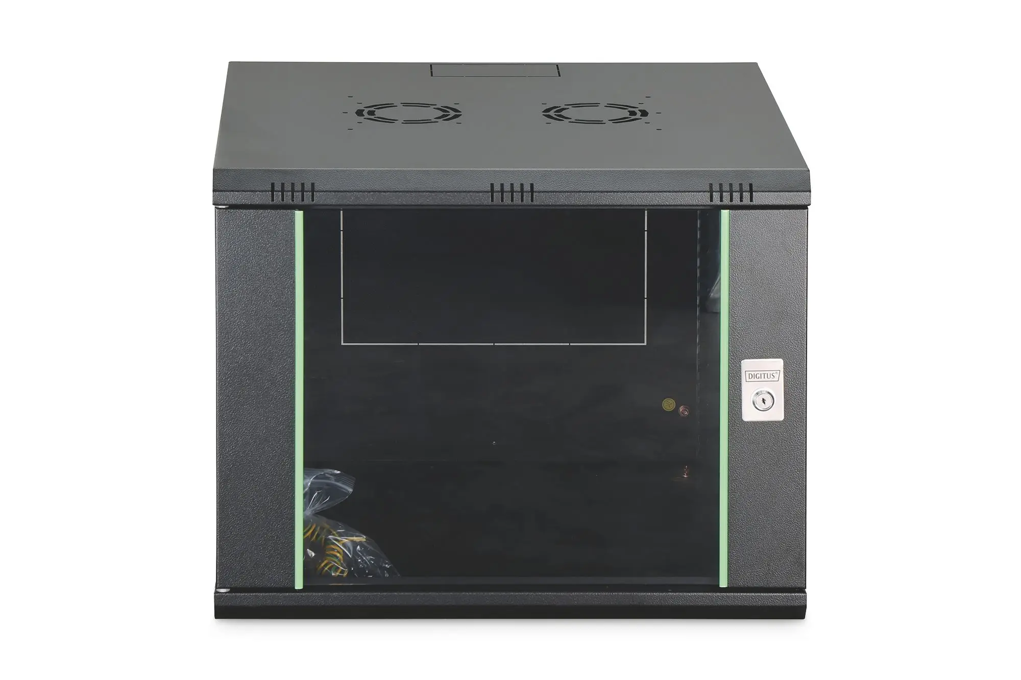 Produktfoto 1 von 9HE Wandgehäuse 505x600x600mm schwarz