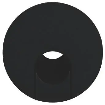 Produktfoto 1 von LED-Wandeinbauleuchte 230V AC 1,5W 3000K schwarz