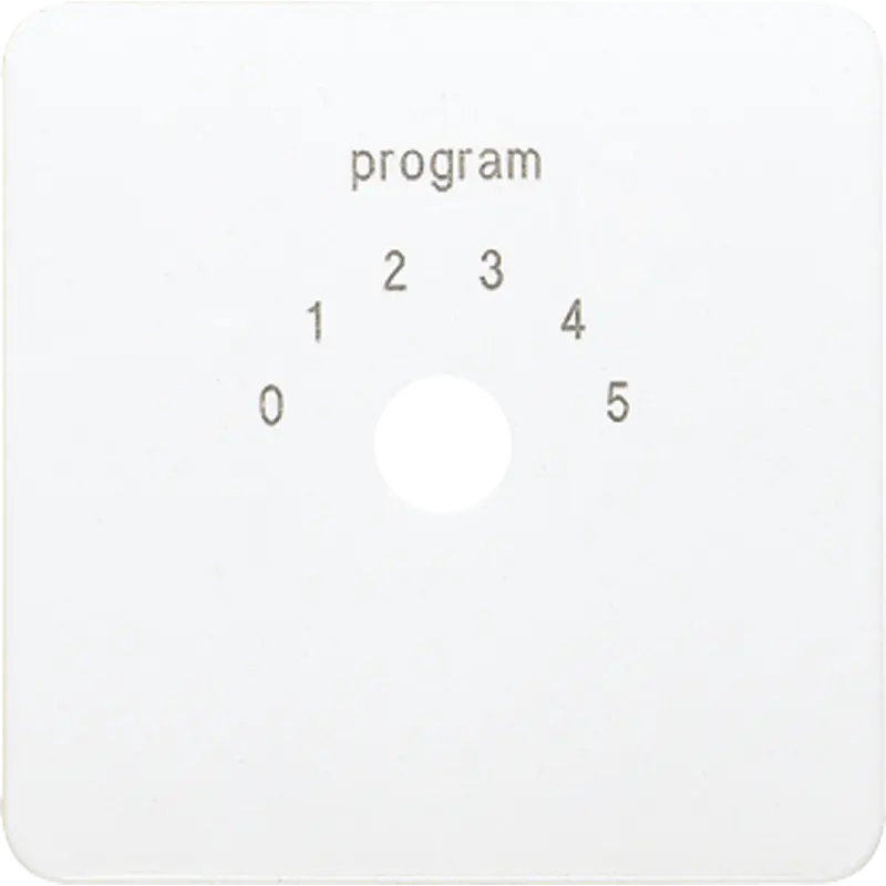 Produktfoto 1 von Abdeckung, für Programmwahlschalter (0 bis 5), für Dynacord und WHD