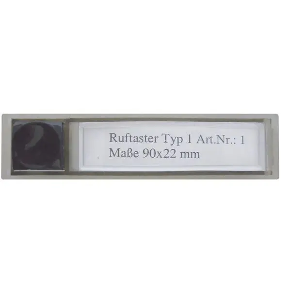Produktfoto 1 von Ruftaster f.Türstation Serie 900, Abmessungen: 90x22mm