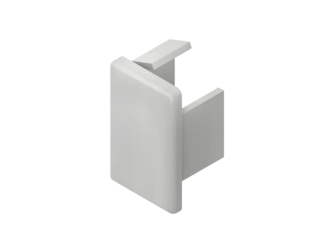 Produktfoto 1 von Endstück 20X30 reinweiß RAL9010 E2030.3
