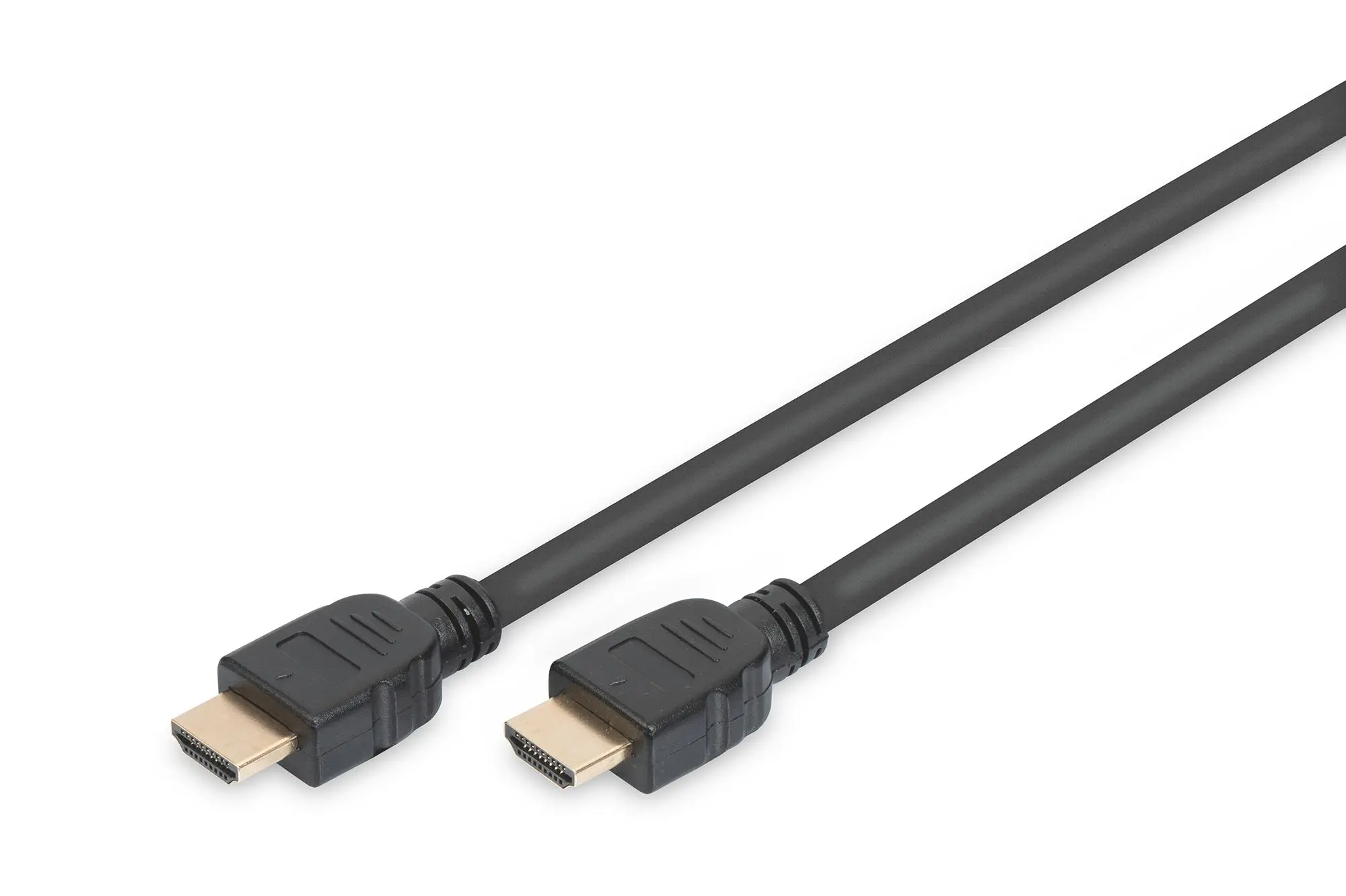 Produktfoto 1 von HDMI Ultra High Speed Anschlusskabel Typ A St/St 5m m.Ethern.UHD 8K 60Hz gold sw
