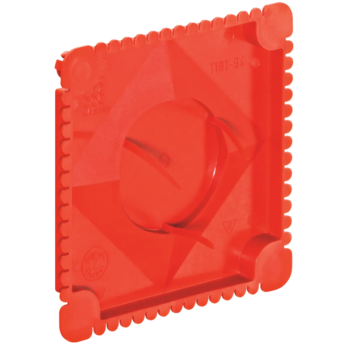 Produktfoto 1 von Unterputz, Signaldeckel 80 x 80 mm, rot