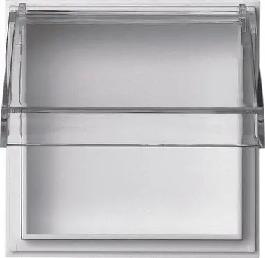 Produktfoto 1 von Adapterrahmen transparenter KD TX44 WG UP reinweiß