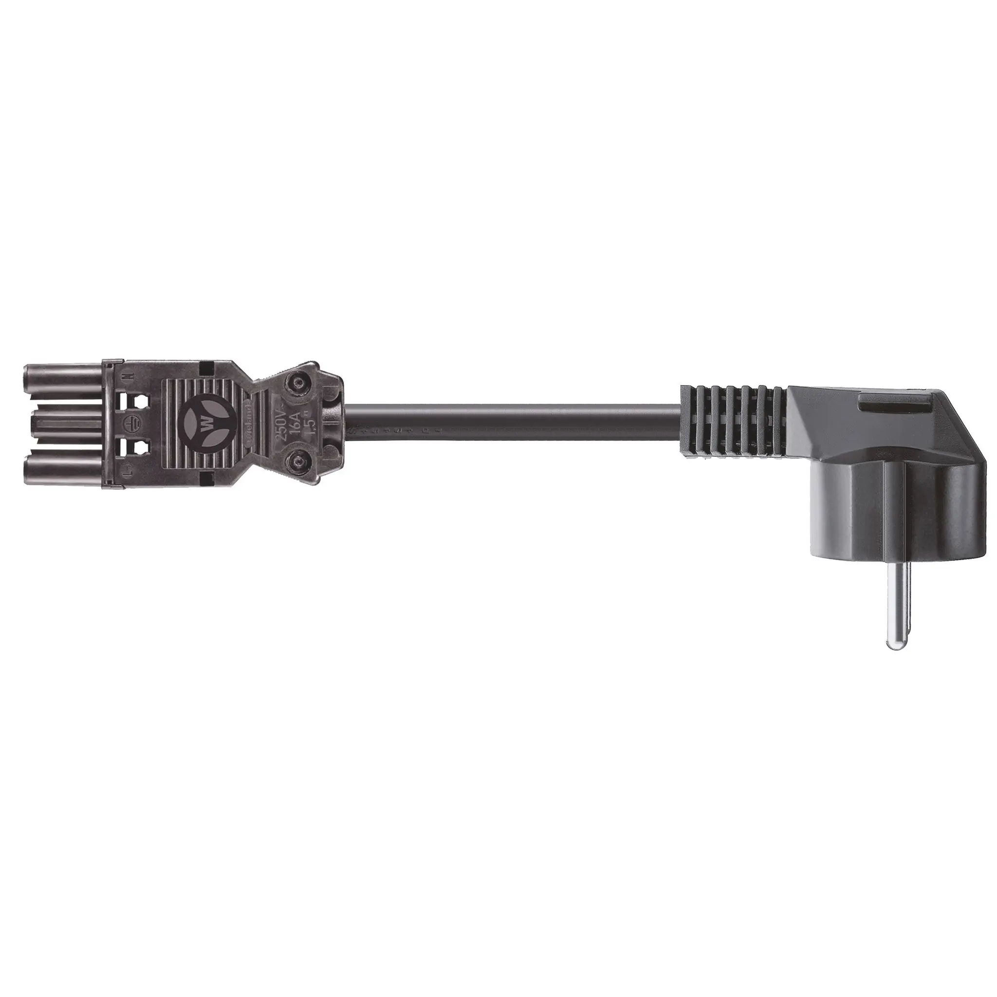 Produktfoto 1 von Gerätezuleitung Schuko GST18 3m schwarz