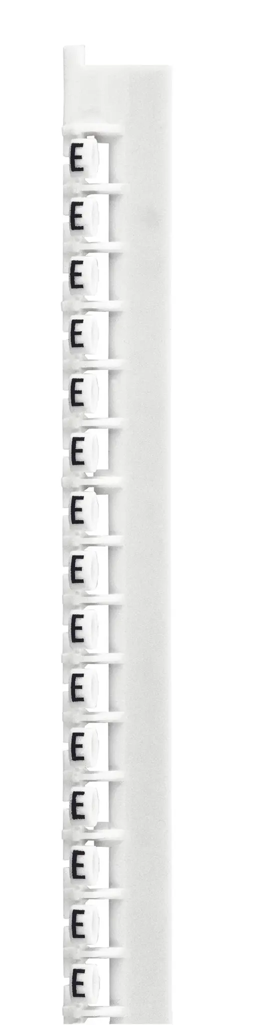 Produktfoto 1 von Kennzeichnungssystem Memocab, Buchstabe:E Schwarz auf Weiß