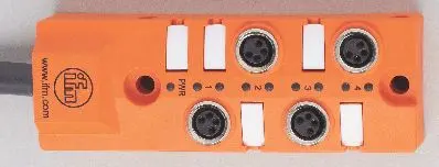 Produktfoto 1 von Zentralverteiler M8/4 PNP 10m PUR Gehäuse PBT-GF20 Messing IP65/67/68
