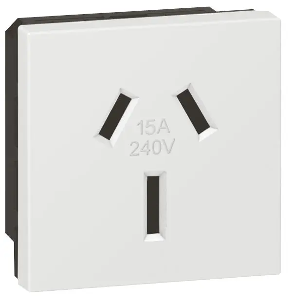 Produktfoto 1 von Mosaic Steckdose australischer Standard 10/15A 2-modulig