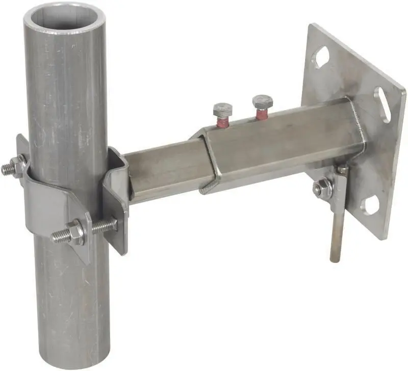 Produktfoto 1 von Wandbefestigung NIRO für Rohre D 40-50mm Wandabstand variabel 150-200mm