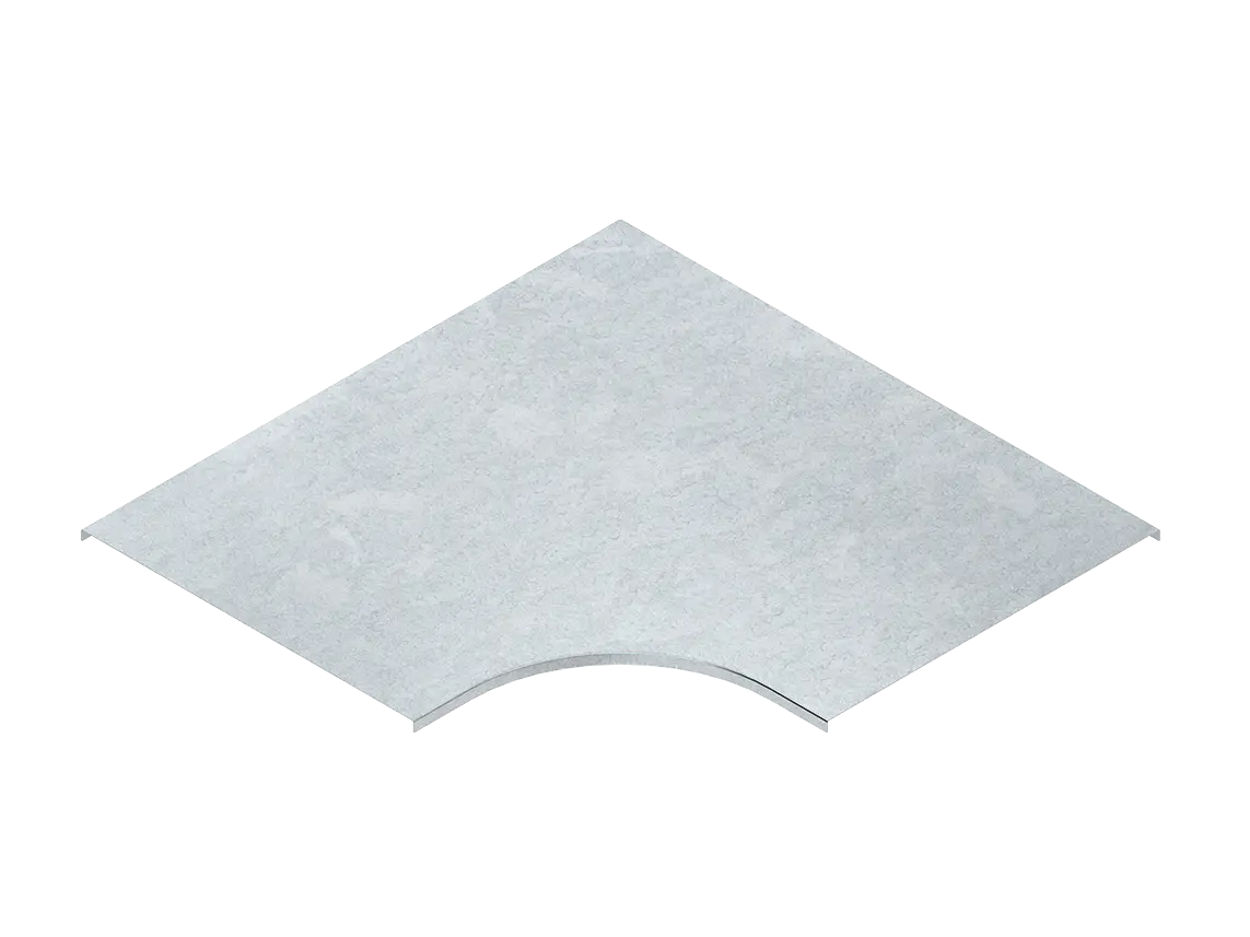 Produktfoto 1 von Deckel für Bogen 90°, Breite 304 mm Edelstahl