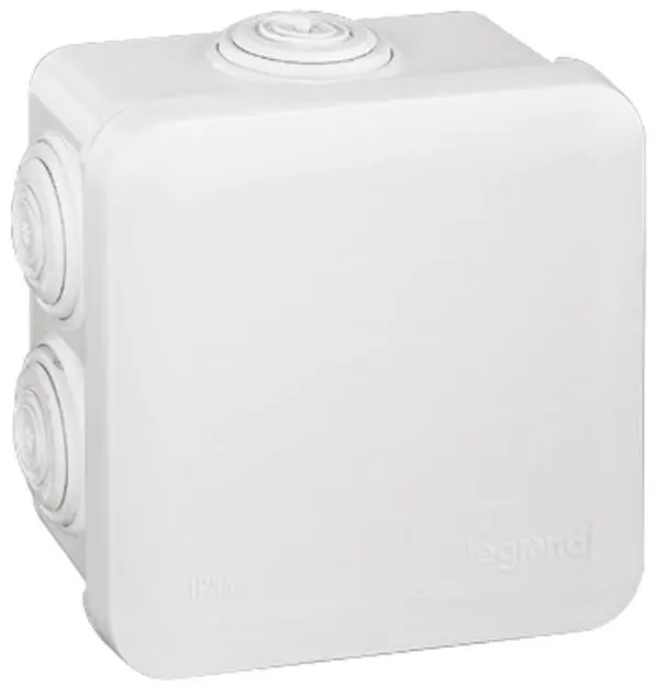 Produktfoto 1 von Abzweigdose Plexo, 80x80x45mm HxBxT, IP 55 , 7 Membran-Einführungen