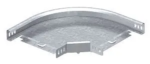 Produktfoto 1 von Bogen 90° horizontal,mit Winkelverbinder 35x100, St, FT