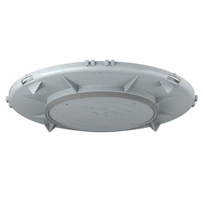 Produktfoto 1 von Einbaugehäuse HaloX 180 Frontteil fDeckenauslass D125mm f.Sichtbeton