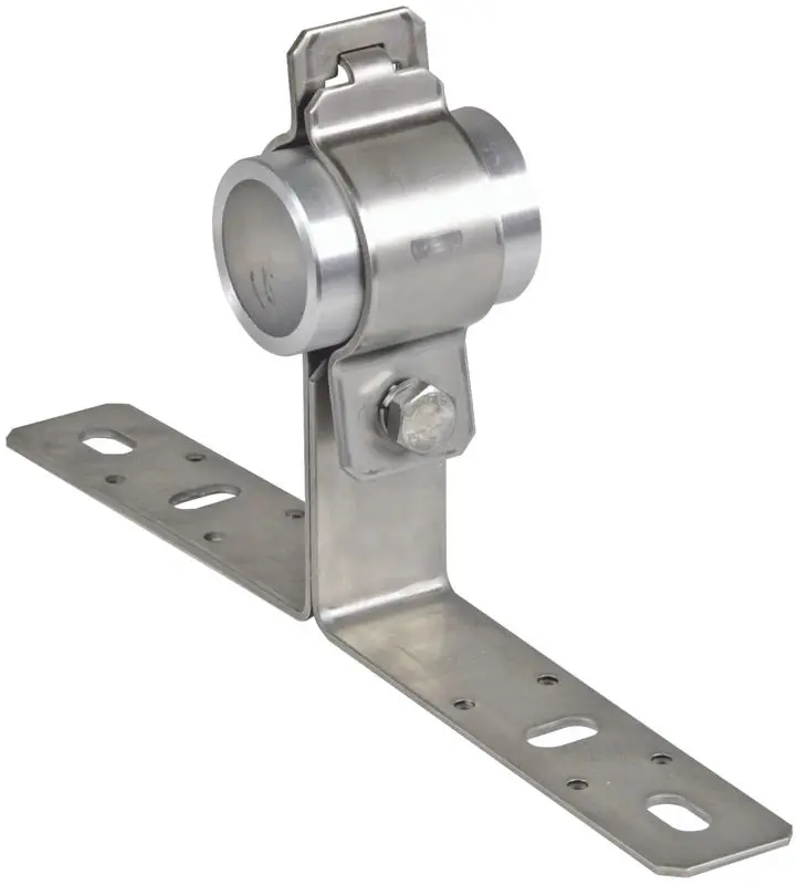 Produktfoto 1 von Wandbefestigung NIRO mit Überleger für Rohre D 50mm für DEHNiso-Combi
