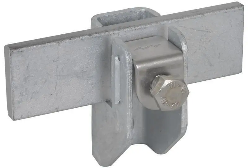 Produktfoto 1 von Flachband-Rundleitungshalter St/tZn f. Fl...11mm Rd 6.10mm Wandabstand 11mm