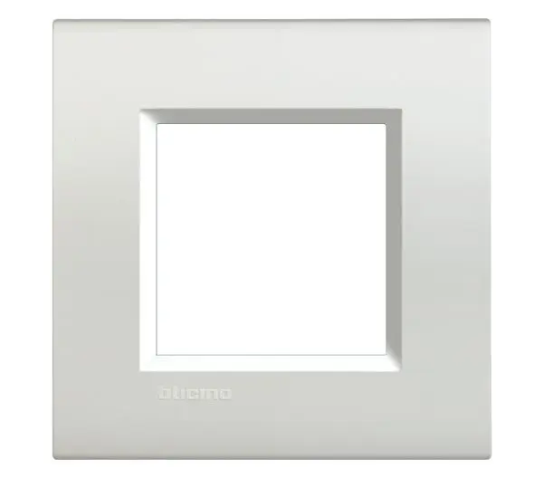 Abdeckrahmen LIVINGLIGHT: 1f, 2 Module, Weiß