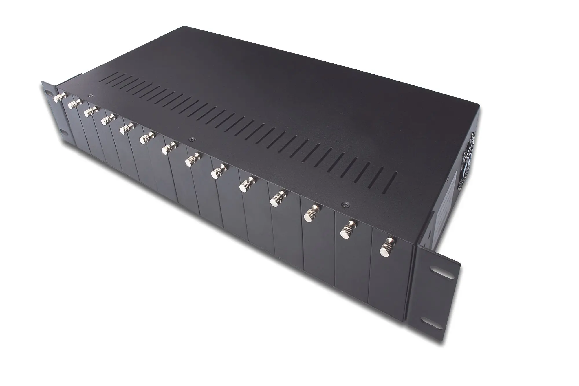Produktfoto 1 von DIGITUS 2HE Medienkonverter Chassis 14 Slots f.DN-82x1x/DN-82x2x u.DN-82x3x