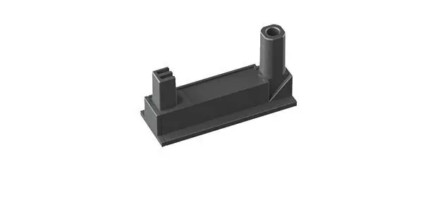 Produktfoto 1 von DESK2 Klebesockel Steckdosenleiste