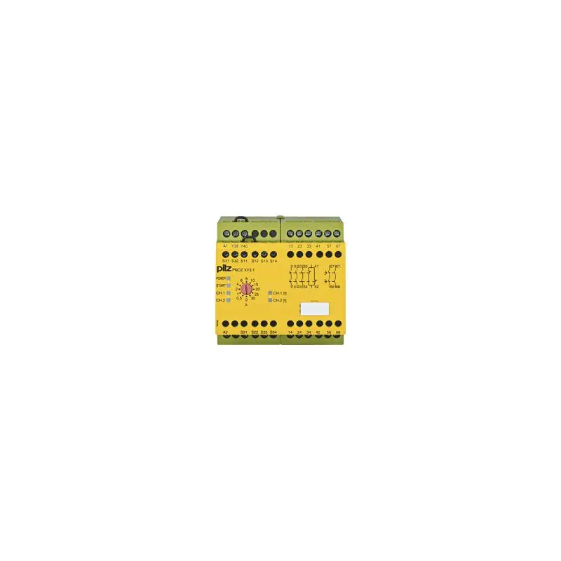 Produktfoto 1 von PNOZ XV3.1 30/24VDC 3n/o 1n/c 2n/o t Sicherheitsschaltgerät