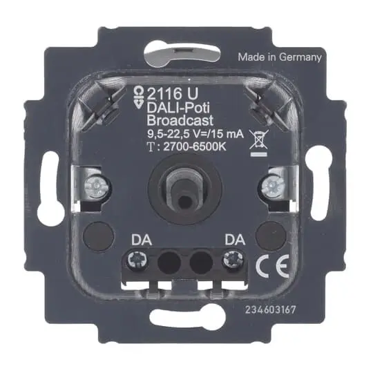 Produktfoto 1 von DALI-Potenziometer-Einsatz, tunable white, Busch-Dimmer